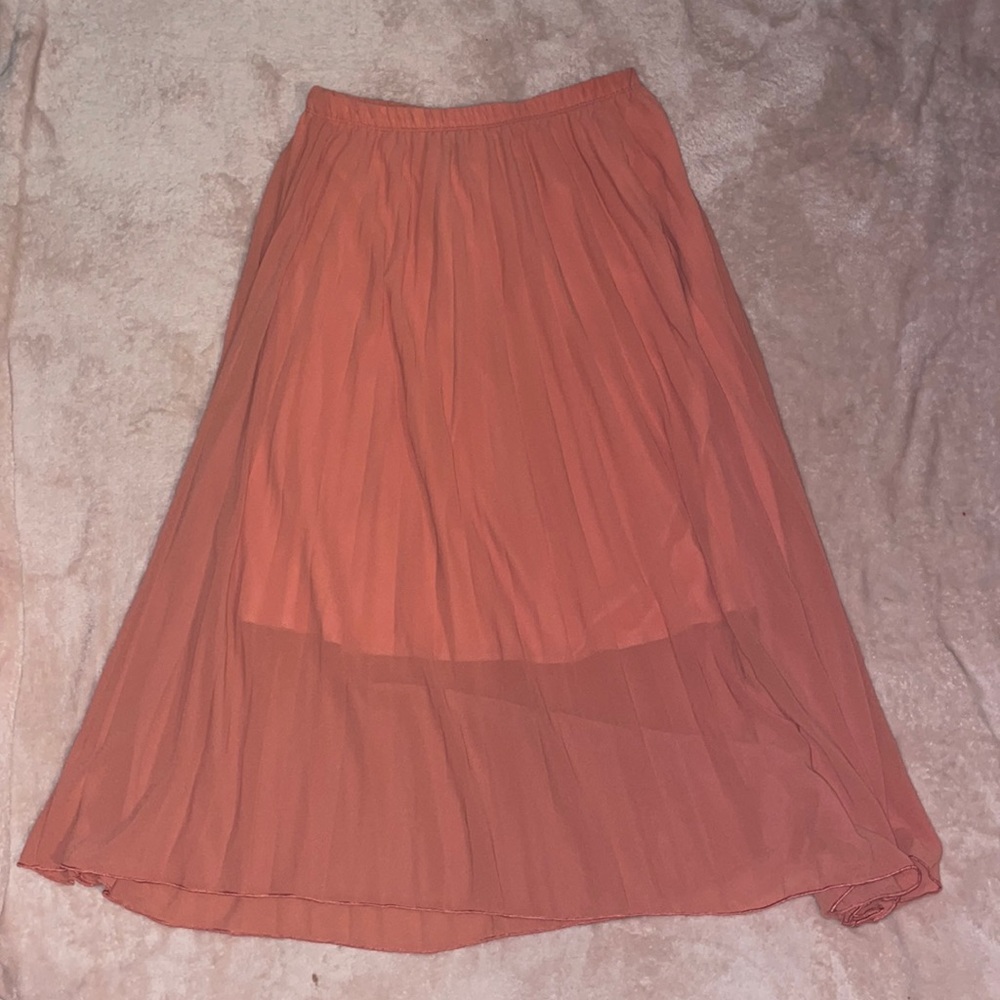 ORANGE SKIRT WORN ONCE